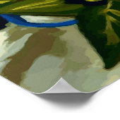 Van Gogh-Vase mit Lunaria Poster (Ecke)