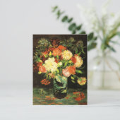 Van Gogh Vase mit Nationen Einladungen (Stehend Vorderseite)