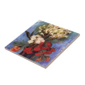 Van Gogh - Vase mit Nelken und anderen Blume Fliese (Seite)
