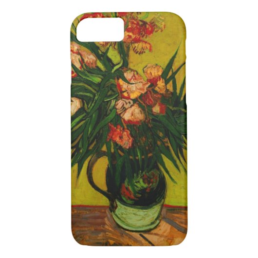 Van Gogh Vase mit Oleandern und Büchern Blumenkuns Case-Mate iPhone Hülle (Rückseite)