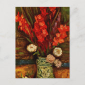Van Gogh - Vase mit Red Gladiolas Postkarte (Vorderseite)