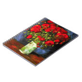 Van Gogh Vase mit Red Poppies Notebook Notizblock (Linke Seite)