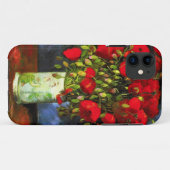 Van Gogh Vase mit rotem Pappi iPhone Case (Rückseite (Horizontal))