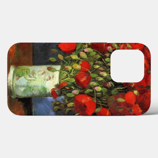 Van Gogh - Vase mit roten Pflücken Case-Mate iPhone Hülle (Rückseite (Horizontal))