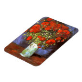 Van Gogh: Vase mit roten Pflücken Magnet (Linke Seite)