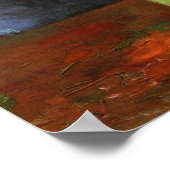 Van Gogh - Vase mit roten Pflücken Poster (Ecke)