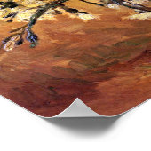 Van Gogh - Vase mit roten und weißen Nelken Poster (Ecke)