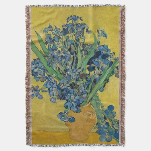 Van Gogh Vase mit Schwertlilien Klassischer Impres Decke (Vorderseite Vertikal)