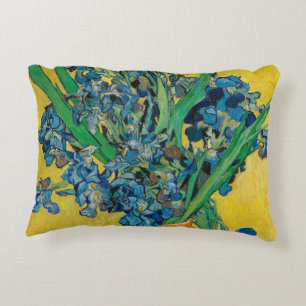 Van Gogh Vase mit Schwertlilien Klassischer Impres Dekokissen