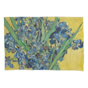 Van Gogh Vase mit Schwertlilien Klassischer Impres Kissenbezug