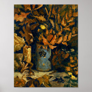Van Gogh-Vase mit toten Blättern Poster