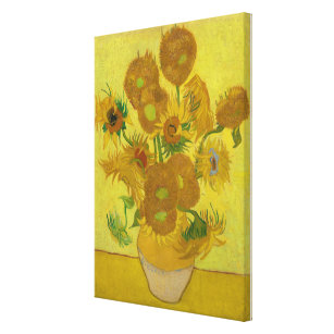 Van Gogh Vase mit vierzehn Sonnenblumen Leinwanddruck