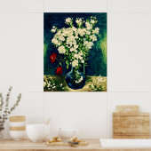 Van Gogh Vase mit Viscaria Poster (Küche)