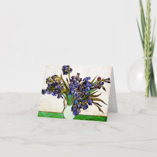 van Gogh Vase of Irises Note Card Karte