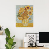 Van Gogh - Vase Twelve Sunflowers Poster (Heimbüro)