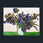 Van Gogh Vase von irischen Einladungen<br><div class="desc">Van Gogh Vase der irischen Einladungen. Ölmalerei auf Leinwand aus dem Jahre 1890. Eine von Van Gogh’s wunderschönen Vase- und Blume-Gemälden, die die schweren Portionen frisch geschnittener Iris einfangen. Wie Van Gogh’s Stillleben-Gemälde von Sonnenblumen und Poppies erfassen die Irische in einer Vase eine gewisse Sommerhitze, die den Iris-Blüten Leben und...</div>