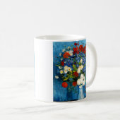 Van Gogh Vase with Cornflowers and Poppies Kaffeetasse (VorderseiteRechts)