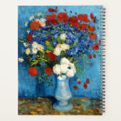 Van Gogh Vase with Cornflowers and Poppies Planer (Rückseite)