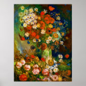Van Gogh Vase with Cornflowers and Poppies Poster (Vorne)