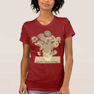 Van Gogh Vase with Fifteen Sunflowers T-Shirt