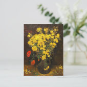 Van Gogh - Vase with Lynchnis, 1886 Postkarte (Stehend Vorderseite)