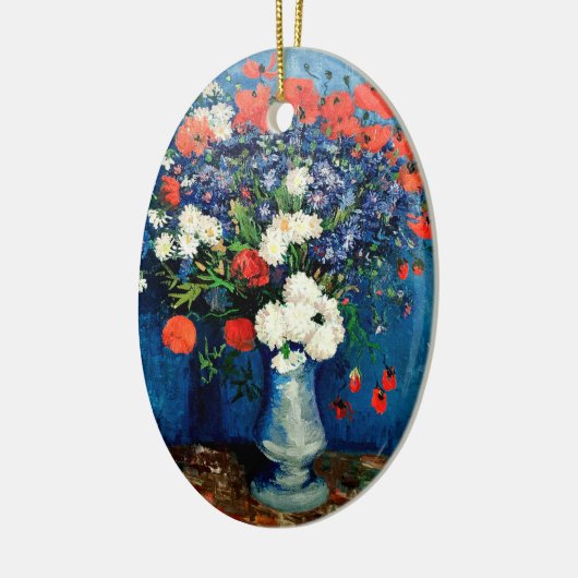 Van Gogh - Vase with Poppies, Keramik Ornament (Links)