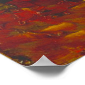 Van Gogh Vase with Red Gladioli Poster (Ecke)