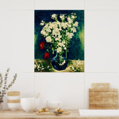 Van Gogh Vase with Viscaria Poster (Küche)