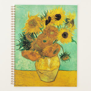 Van Gogh - Vasen mit 12 Sonnenblumen Planer