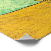 Van Gogh - Vasen mit 12 Sonnenblumen Poster (Ecke)