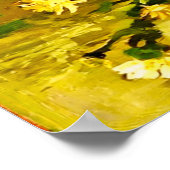 Van Gogh Vasen mit Gänseblümchen Poster (Ecke)