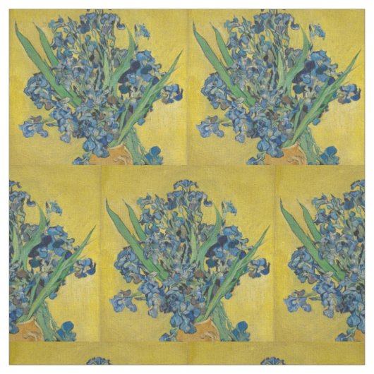 Van Gogh Vasen mit Iris Klassischer Impressionismu Stoff (Muster)