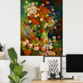 Van Gogh Vasen mit Kornblumen und Mohn Poster (Heimbüro)