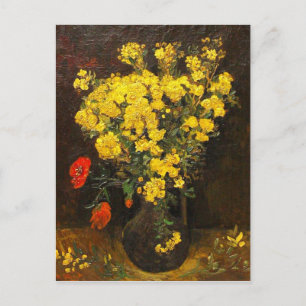 Van Gogh - Vasen mit Lichtnelken, 1886 Postkarte