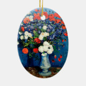 Van Gogh - Vasen mit Mohnblumen, Keramik Ornament (Hinten)
