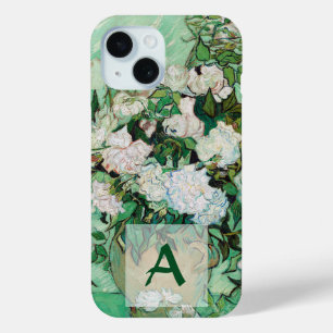 Van Gogh Vasen mit rosa Rosen Vintage Kunst Monogr Case-Mate iPhone Hülle