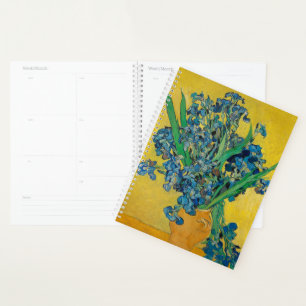 Van Gogh Vasen mit Schwertlilien Klassischer Impre Planer