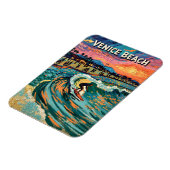 Van Gogh Venice Beach Surf Magnet (Linke Seite)