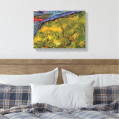 Van Gogh verdichtetes Weizenfeld mit aufstrebender Leinwanddruck (Insitu (Schlafzimmer))