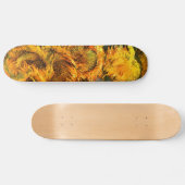 Van Gogh: Vier Sonnenblumen Skateboard (Horizontal)