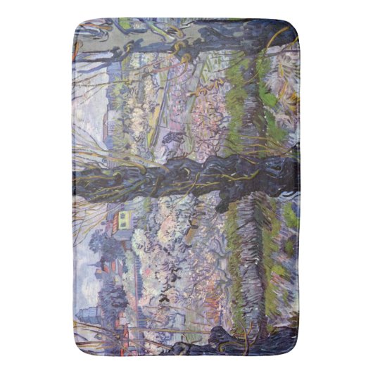 Van Gogh View Arles Blühender Garten Badematte (Vorderseite Vertikal)