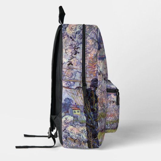 Van Gogh View Arles Blühender Garten Bedruckter Rucksack (Links)