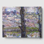 Van Gogh View Arles Blühender Garten Gästebuch (Rückseite)