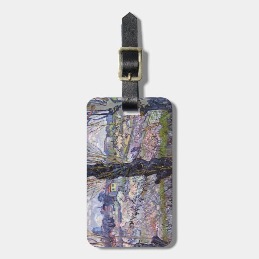 Van Gogh View Arles Blühender Garten Gepäckanhänger (Vorderseite vertikal)