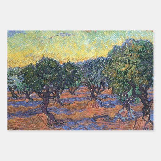 Van Gogh View Arles Blühender Garten Geschenkpapier Set (Vorderseite 3)