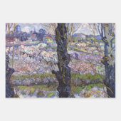 Van Gogh View Arles Blühender Garten Geschenkpapier Set (Vorderseite)