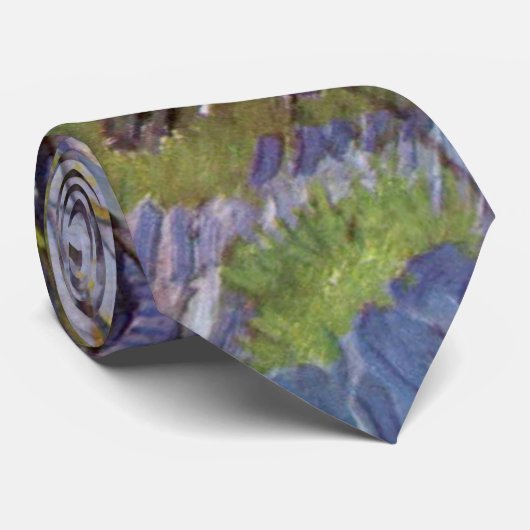 Van Gogh View Arles Blühender Garten Krawatte (Gerollt)