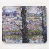 Van Gogh View Arles Blühender Garten Mousepad (Vorne)
