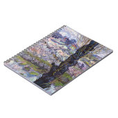 Van Gogh View Arles Blühender Garten Notizblock (Linke Seite)