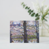Van Gogh View Arles Blühender Garten Postkarte (Stehend Vorderseite)
